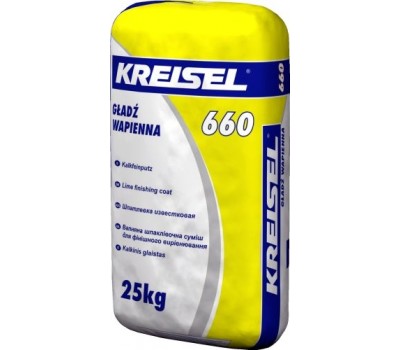 Шпаклівка KREISEL 660 фінішна (9925670325608), 25 кг